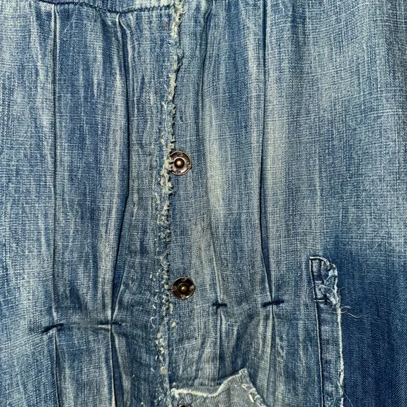 Magnolia Pearl Blue Patchwork Denim Jacket - Picture 6 of 7